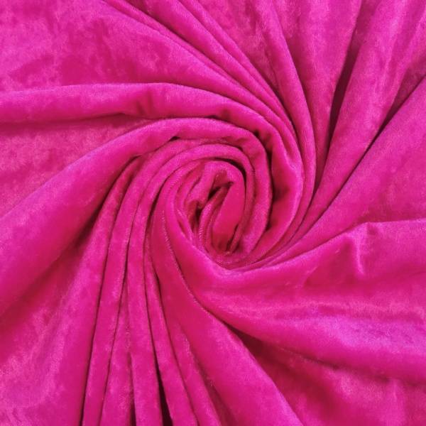 Crushed Velvet - Cerise